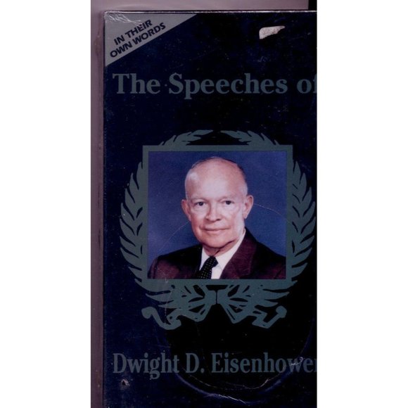 DWIGHT D. EISENHOWER THE SPEECHES ON VHS, ©1988, 60 Minutes, B&W - Picture 1 of 2